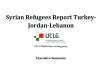 UCLG Peace Mission for Syrian Refugees