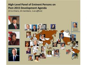 الاجتماع الرابع للفريق الرفيع المستوى للأمم المتحدة من الشخصيات البارزة على جدول أعمال التنمية لما بعد الـ 2015، في تاريخ 25-27 مارس (أذار) 2013، في بالي، إندونيسيا