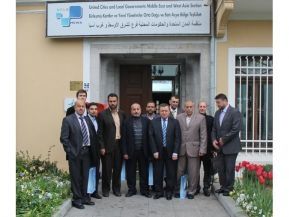 A delegation of Mayors from Gazza Strip made a visit to UCLG-MEWA