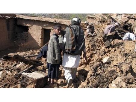 Afganistan'da Toprak Kayması Felaketi