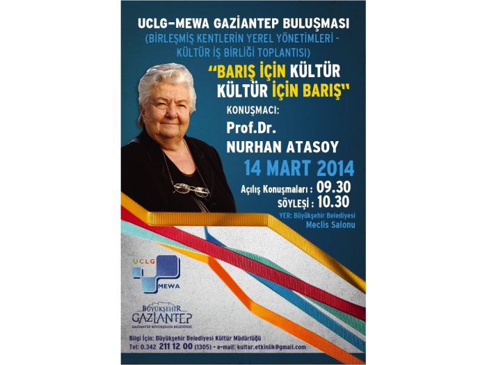 SANAT TARİHÇİSİ PROF. DR. NURHAN ATASOY, UCLG-MEWA KÜLTÜR ÇALIŞMA GRUBU TOPLANTISINDA