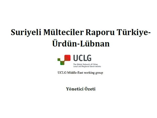 UCLG Suriyeli mülteciler için Barış Misyonu1: